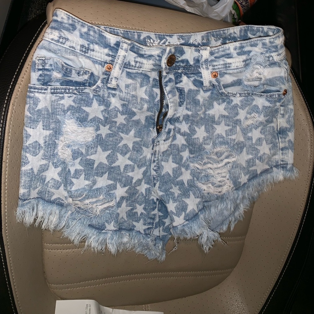 High waisted Star Shorts